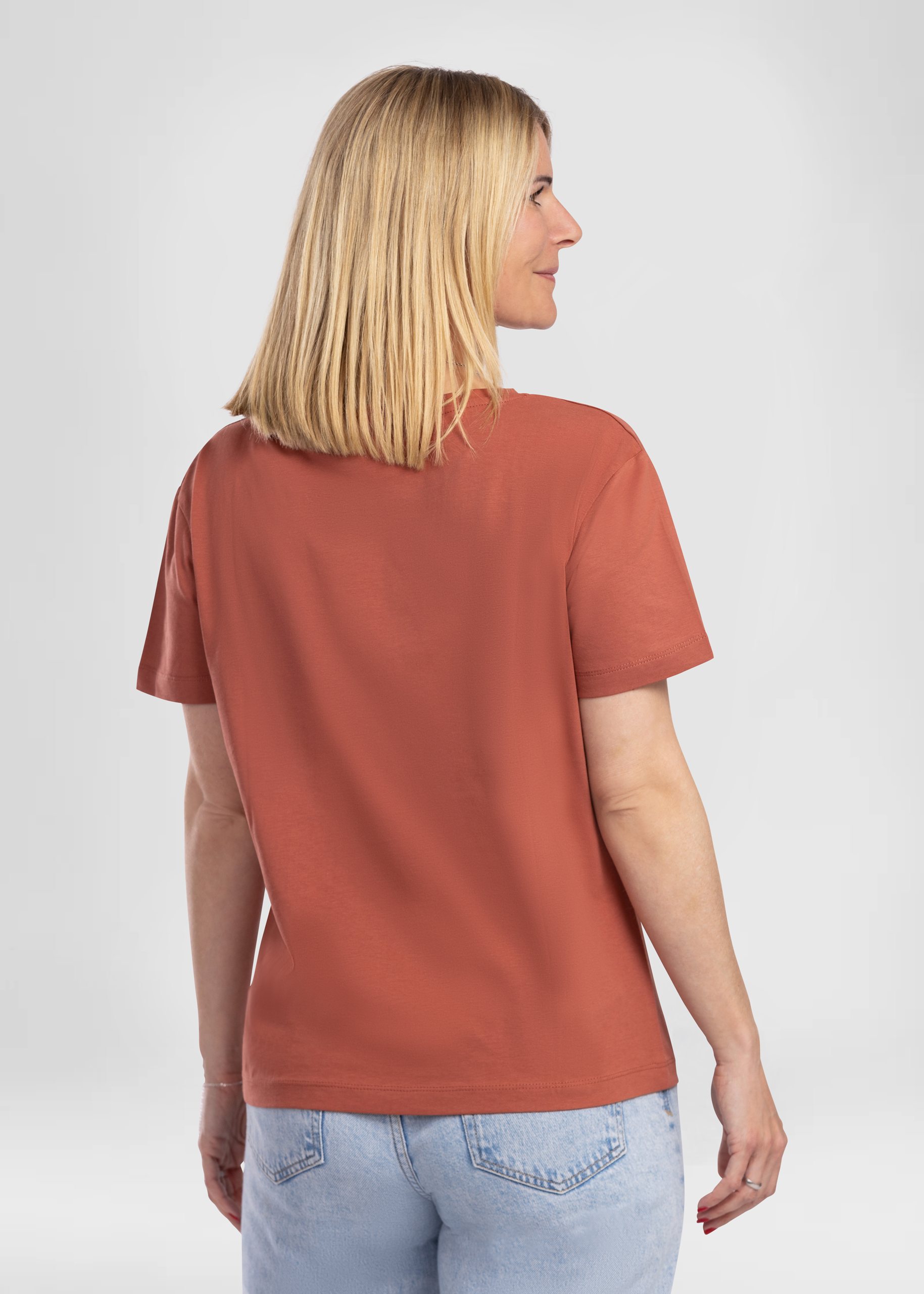 T-shirt valitool femme Time to Check Heritage Brown – vue de dos